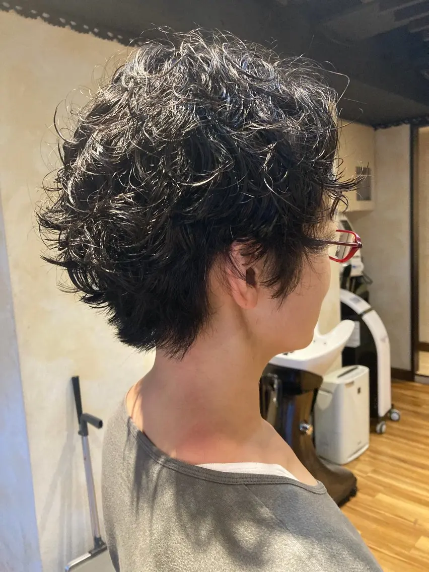 ショート カット パーマ トリートメント 🌙パーマ 照井🌙のヘアスタイル