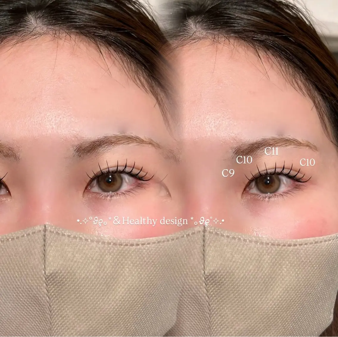 マツエク・マツパ H  eyelash ⌇𝐦𝐢𝐮 ☽のマツエク・マツパデザイン