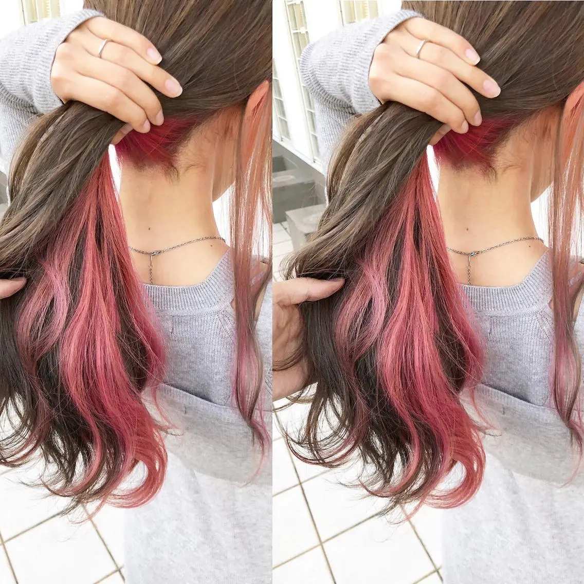 ロング ヘアカラー トリートメント 具志 正太のヘアスタイル