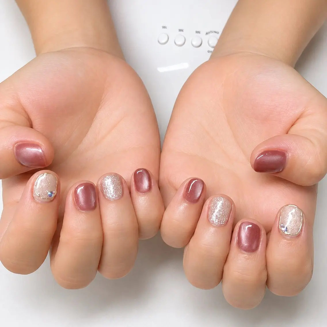 ネイル アートネイル ラメ(グリッター) マグネットネイル ハンドネイル Kii nailのネイルデザイン