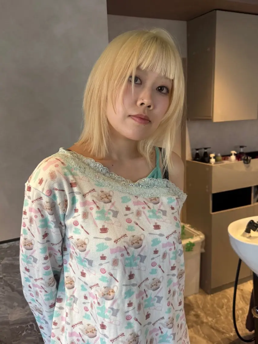 ショート カラー カット ヘアカラー トリートメント 店長 小池アキトのヘアスタイル
