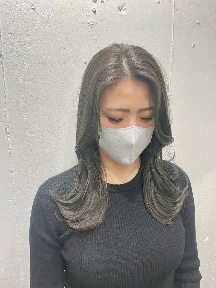 セミロング レイヤーカット カット ヘアカラー トリートメント 五藤 🍀壽野のヘアスタイル
