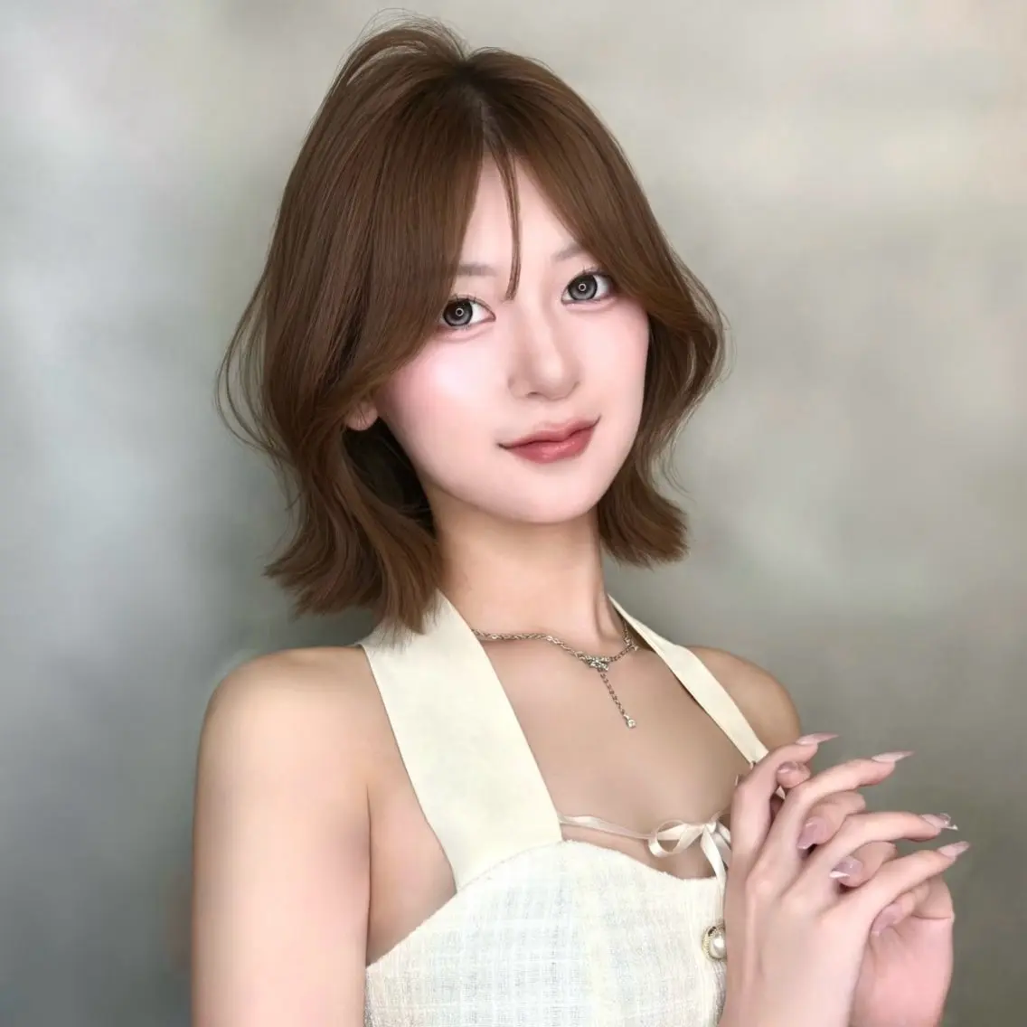 ミディアム カラー YUI  艶カラー 🍓レイヤー　浦和のヘアスタイル