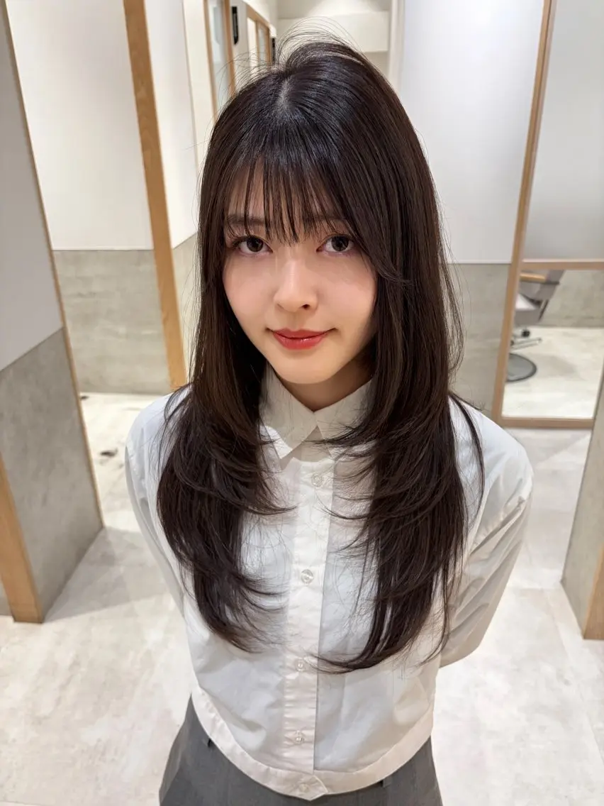 💍人気No.1💍　　レイヤーカット＋1カラー＋トリートメント   7700円　◎ロング料金なし◎ 5800円オフの写真