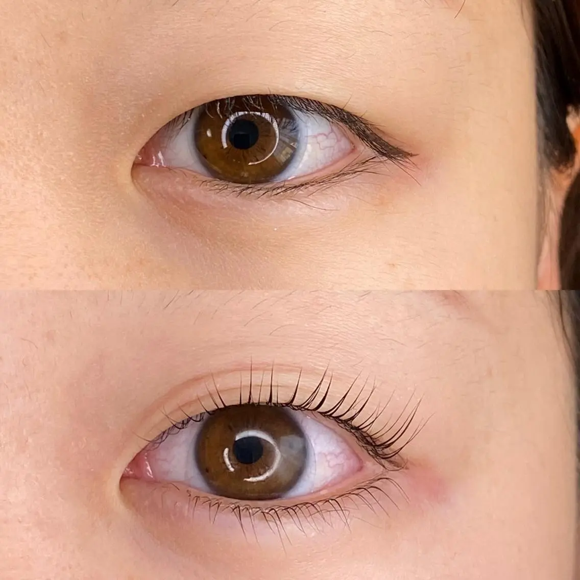 マツエク・マツパ 下まつげエクステ 一重×まつ毛パーマ マツパ Eyelash KEYのマツエク・マツパデザイン