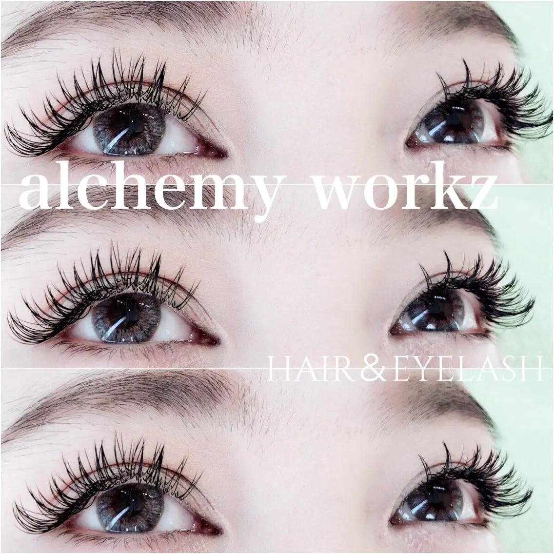 マツエク・マツパ Dカール 目尻長め alchemy workzの眉毛・アイブロウイメージ