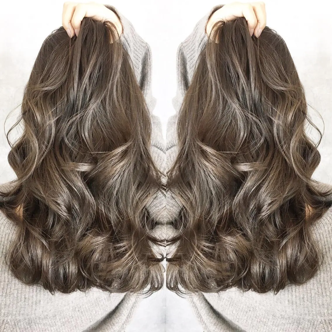 ロング カラー 外国人風カラー レイヤーカット BLend 渋谷のヘアスタイル