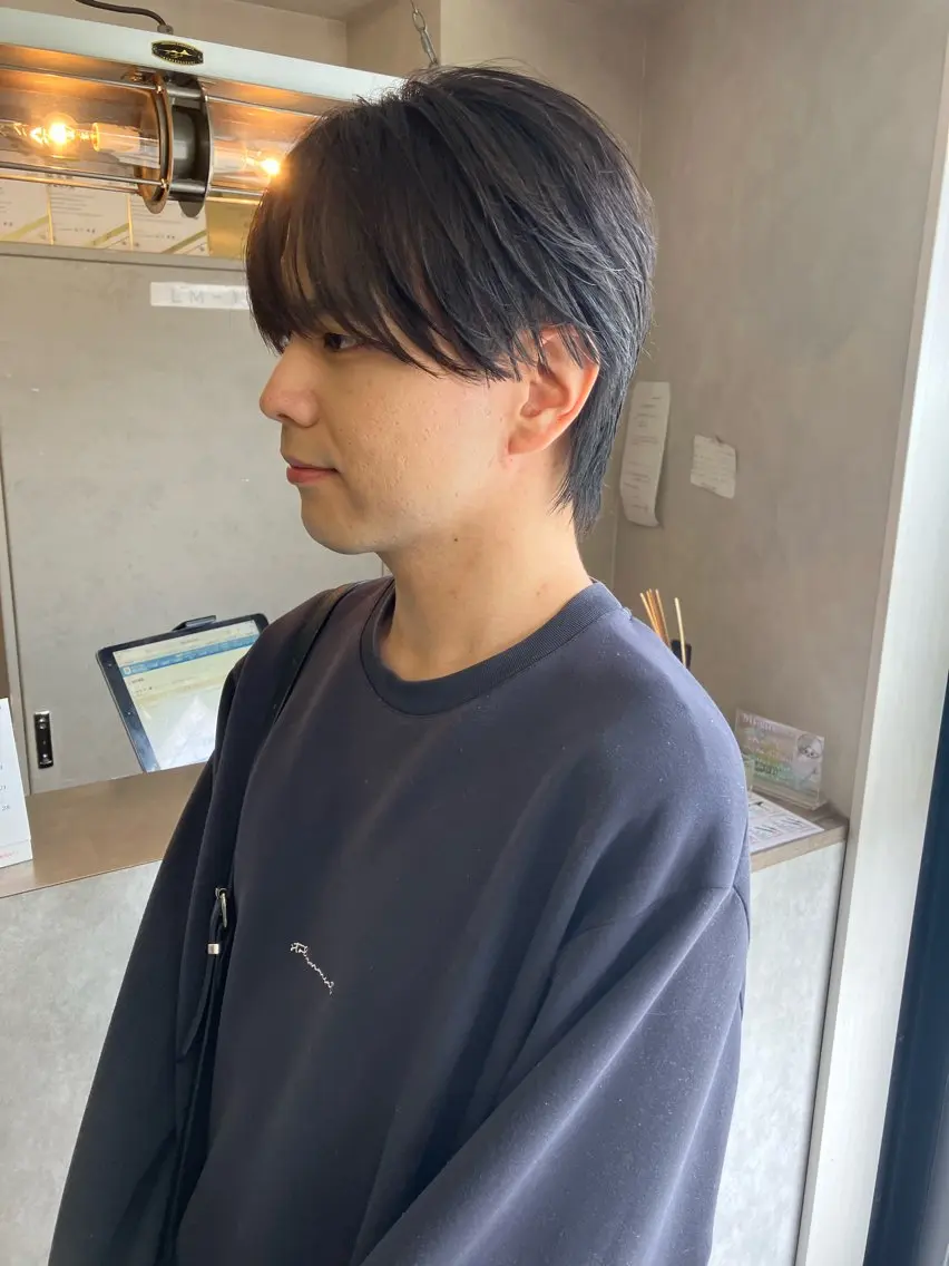 ショート メンズ カット 透明感カラー/ 髪質改善町田佑人のヘアスタイル