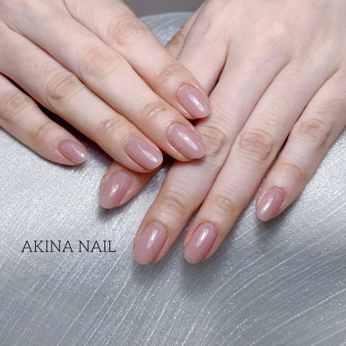 ショート ハンドネイル ハンドケア Akina Nail 亀戸のネイルデザイン