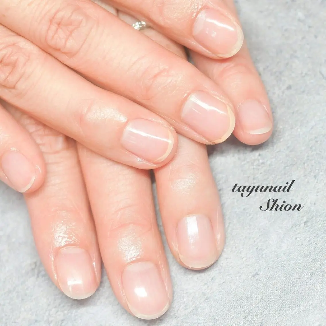 ネイル ブルー ジェルネイル パラジェル ピンク ネイルサロン 【たゆnail】のネイルデザイン