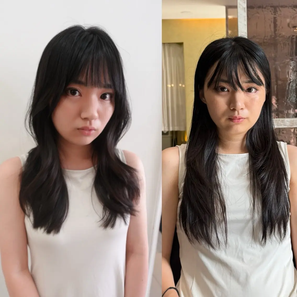 セミロング 顔タイプ診断 【骨格診断】佃 知南のヘアスタイル