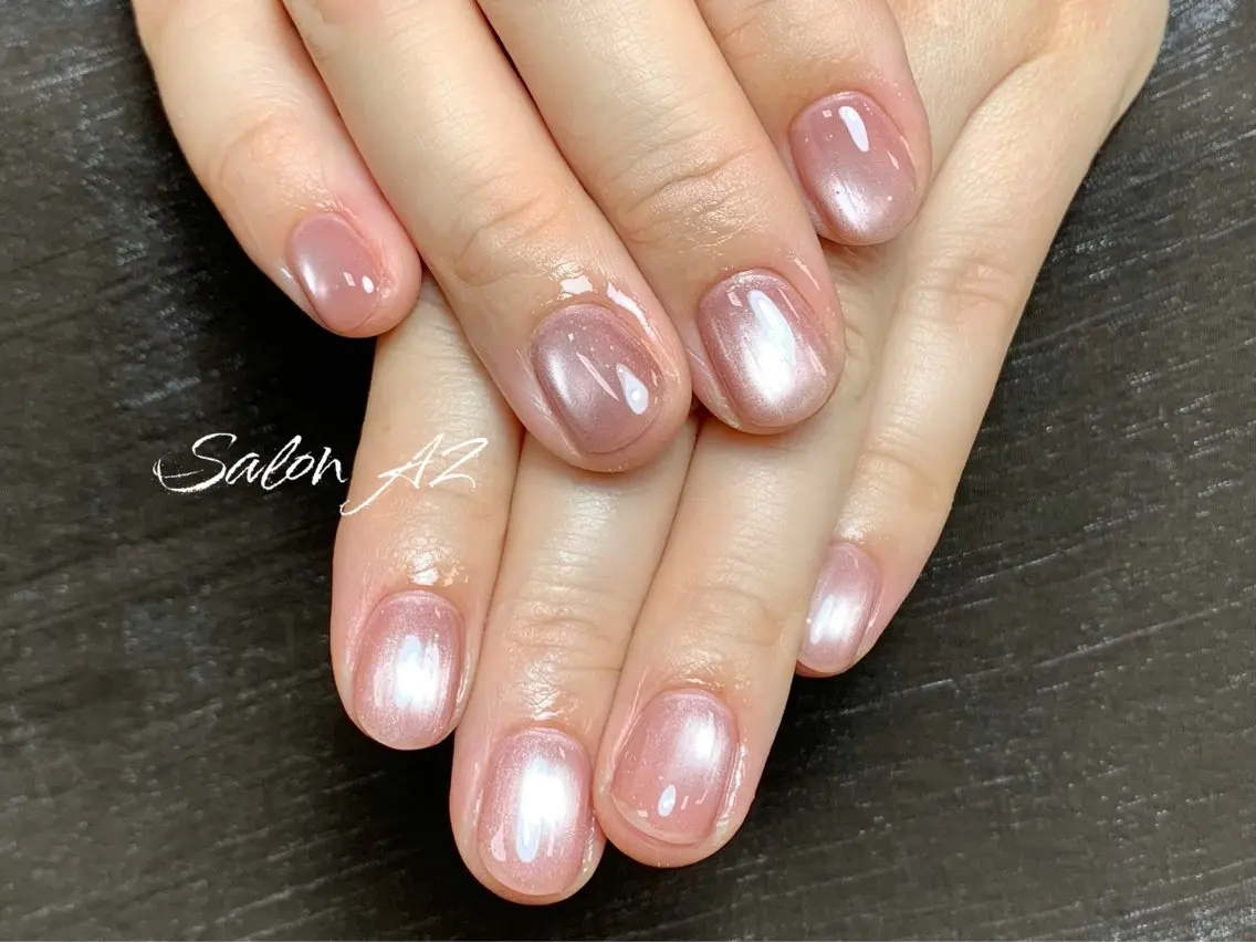 ネイル アートネイル フットネイル フレンチネイル マグネットネイル 持ち込み ハンドネイル salon AZのネイルデザイン