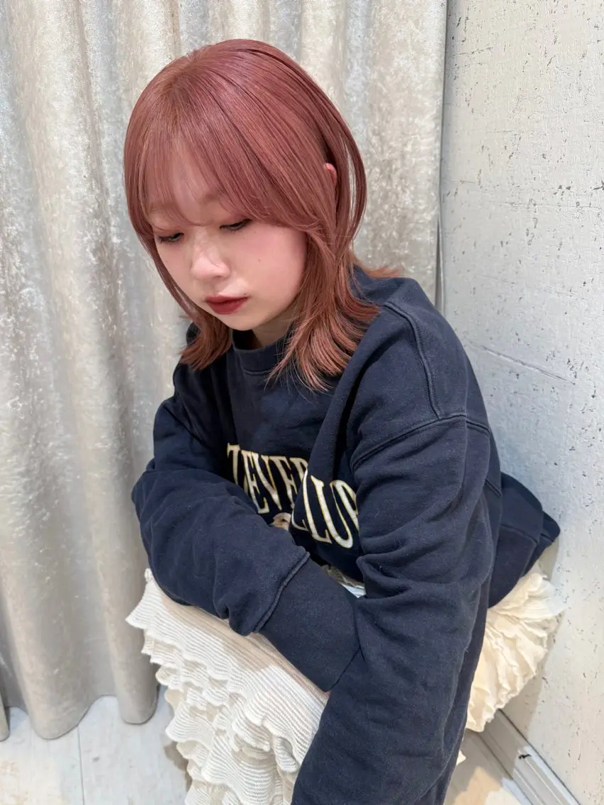 ミディアム カラー カット ヘアカラー トリートメント mai / linoah˚✧のヘアスタイル
