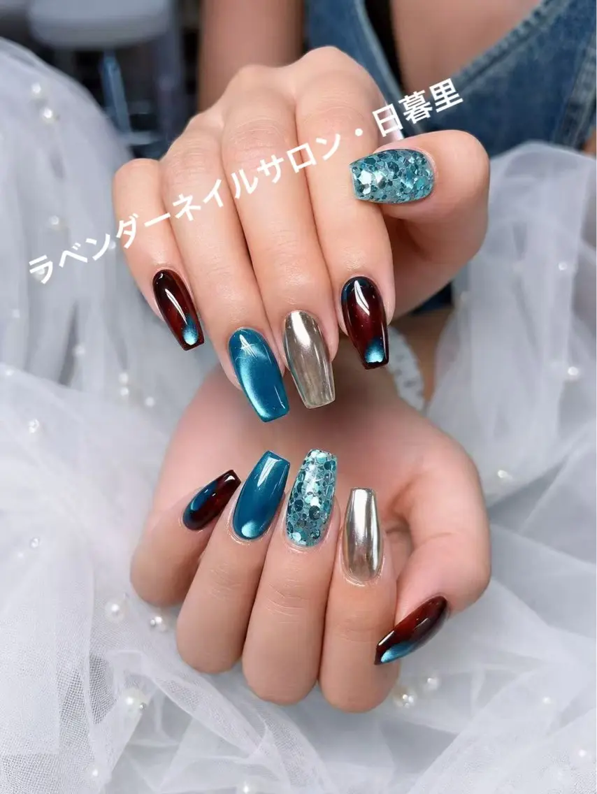 ネイル ラベンダー💖日暮里 ルル💖ネイルのネイルデザイン