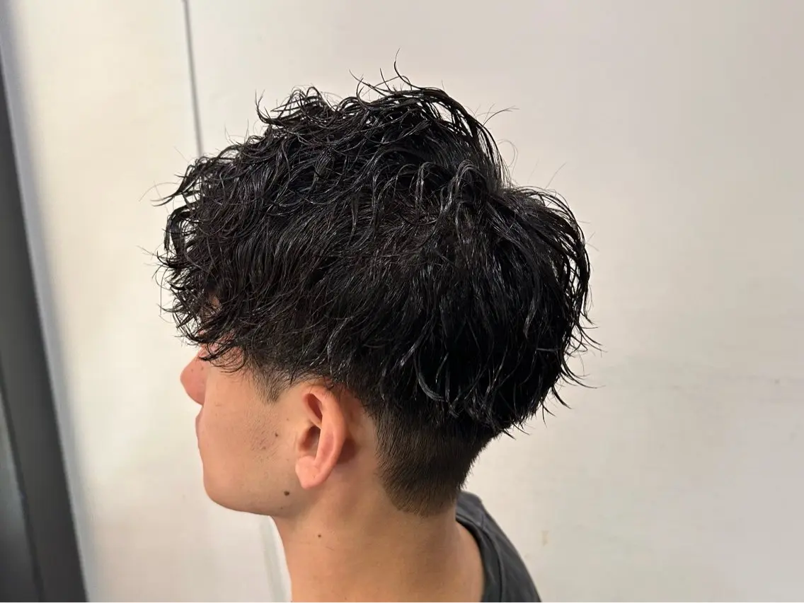 ☪️メンズカット+パーマ☪️【セットを楽にしたいメンズおすすめ!】の写真