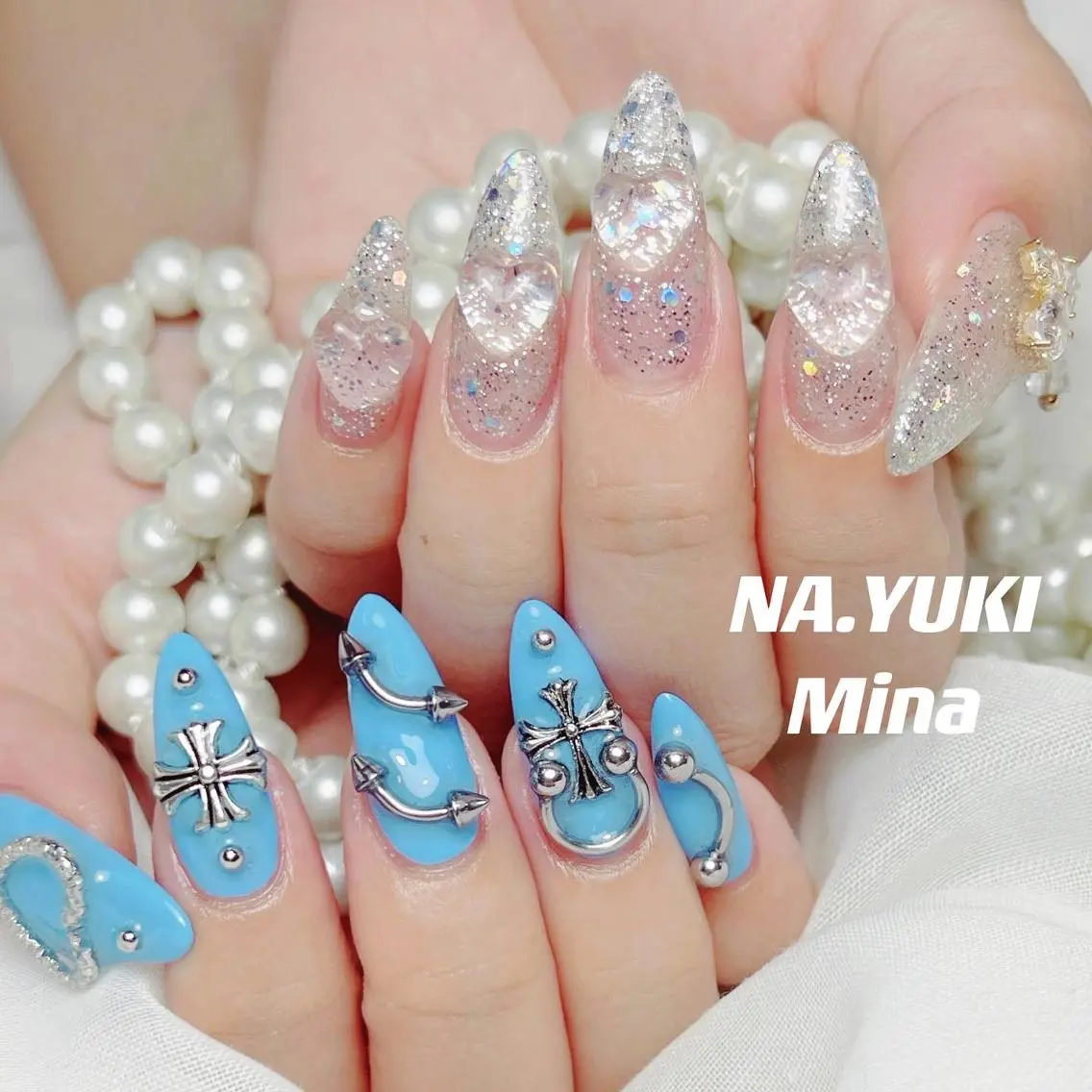 ネイル マツエク・マツパ アイブロウ メンズ キッズ ヘアアレンジ ロング ハンドネイル ハンドケア 🎀 moo～ 🎀のネイルデザイン