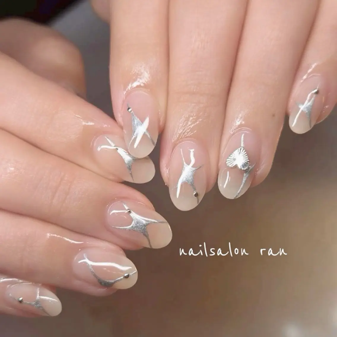 ネイル アートネイル ハンドネイル ハンドケア nailsalon ranのネイルデザイン