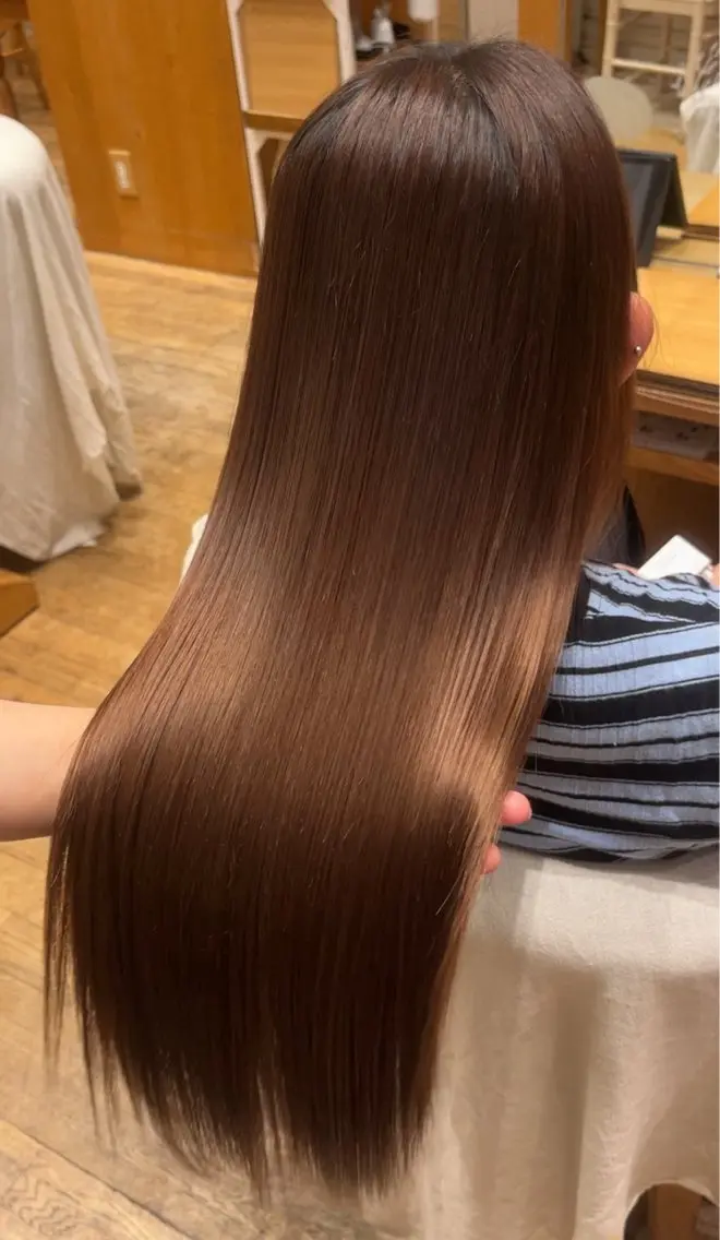 ロング トリートメント パーマ／似合わせヘア 嶋 彩芽のヘアスタイル
