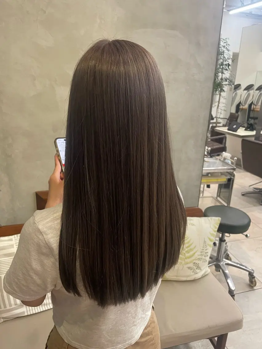 ロング メンズ カットパーマ募集中のヘアスタイル