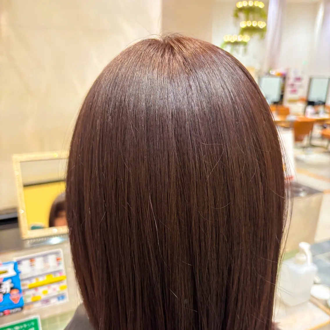 セミロング カラー 似合わせカット✂️ /さとゆな💛のヘアスタイル