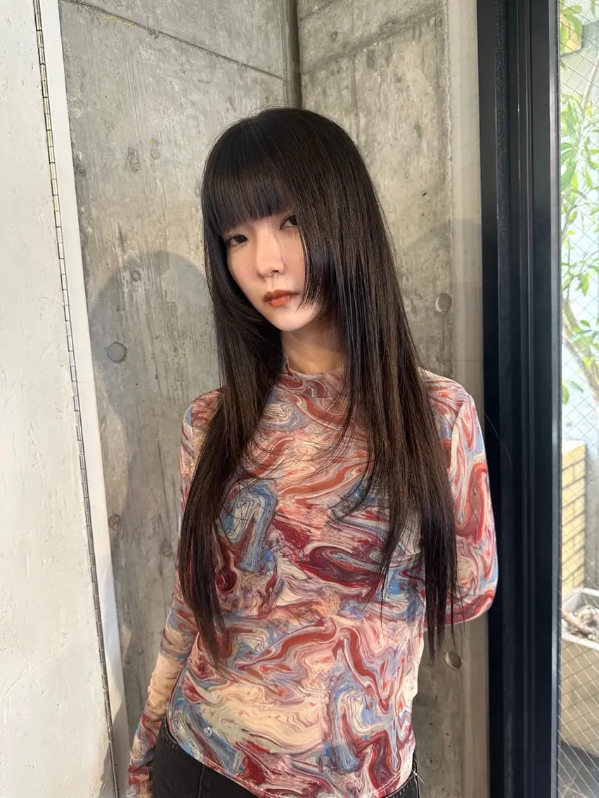 セミロング カット ヘッドスパ 梶原 蔵人のヘアスタイル