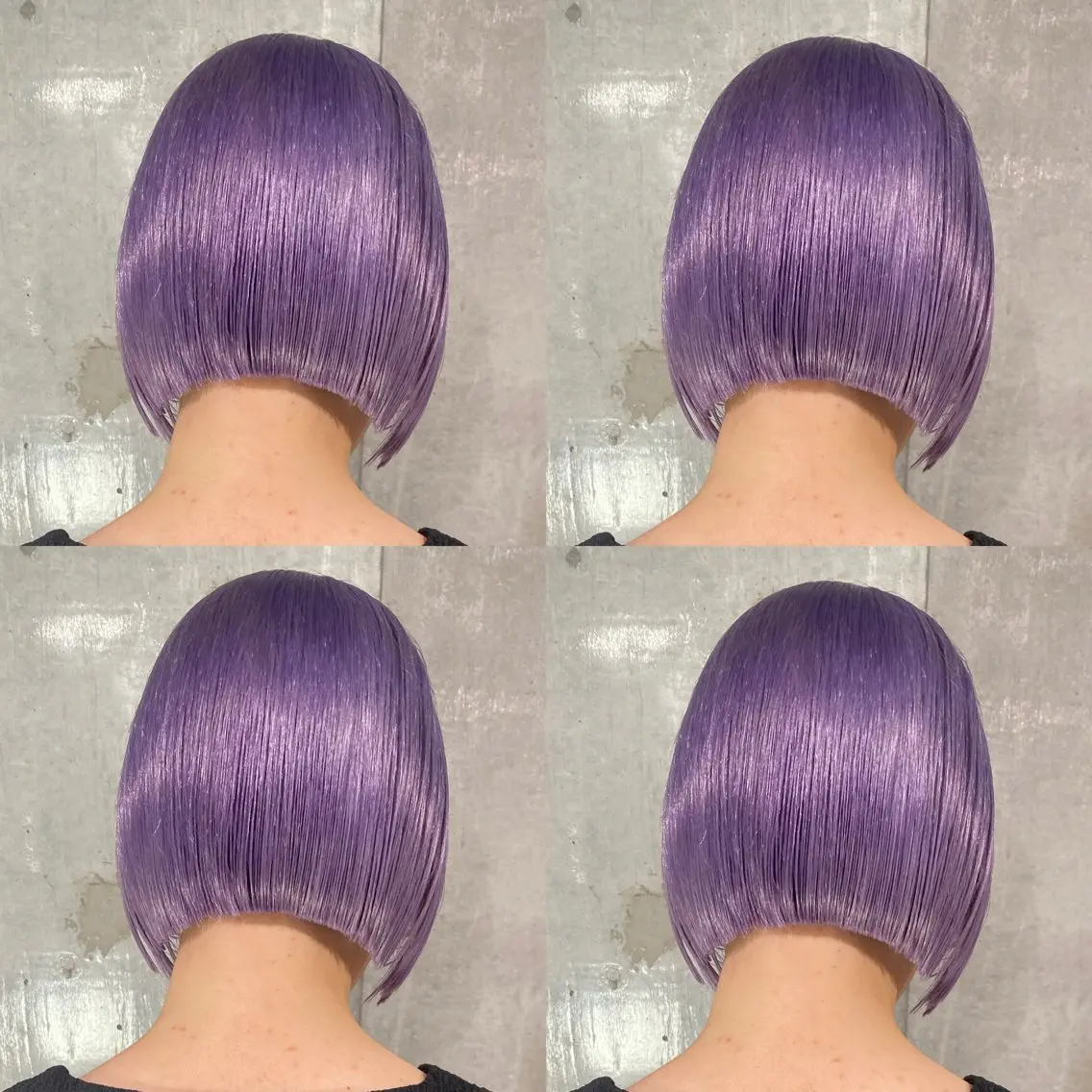 髪質改善トリートメント付きケアブリーチカラーの写真
