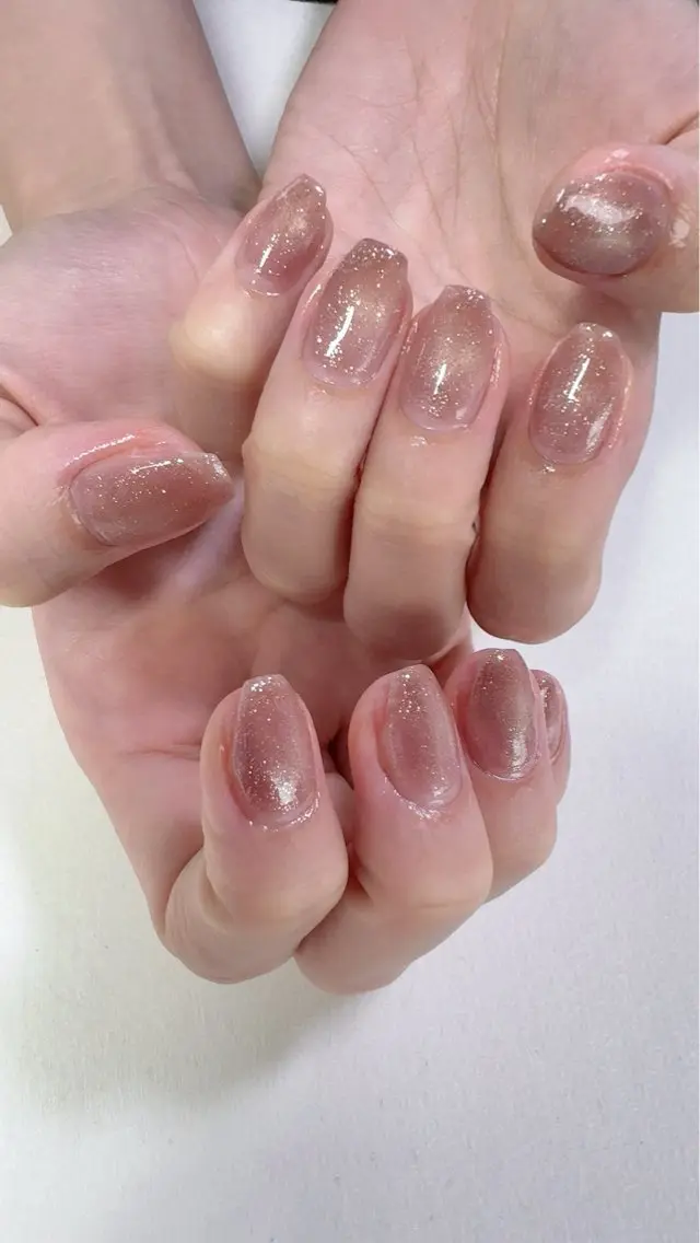 ネイル ゴールド ワンカラーネイル ハンドネイル NAILSALON Bonitaのネイルデザイン