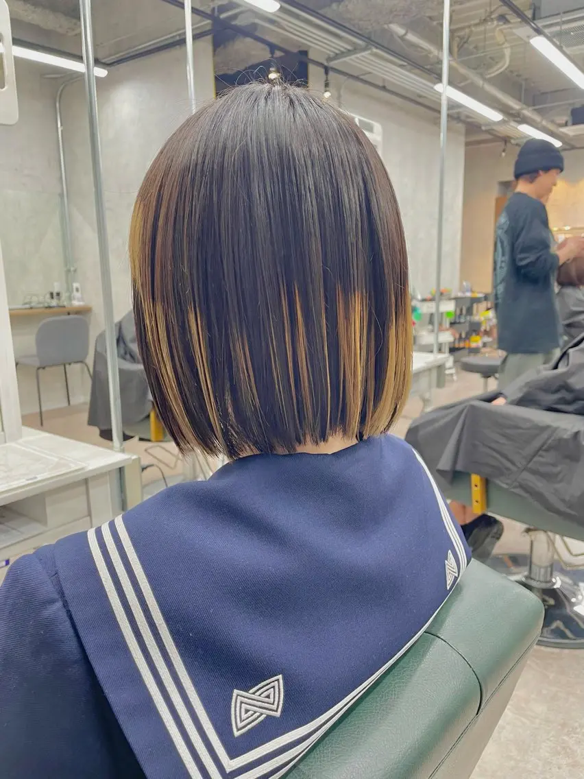 ショート ヘアカラー トリートメント 似合わせ🌿‬髪質 改善🧸RYUGOのヘアスタイル
