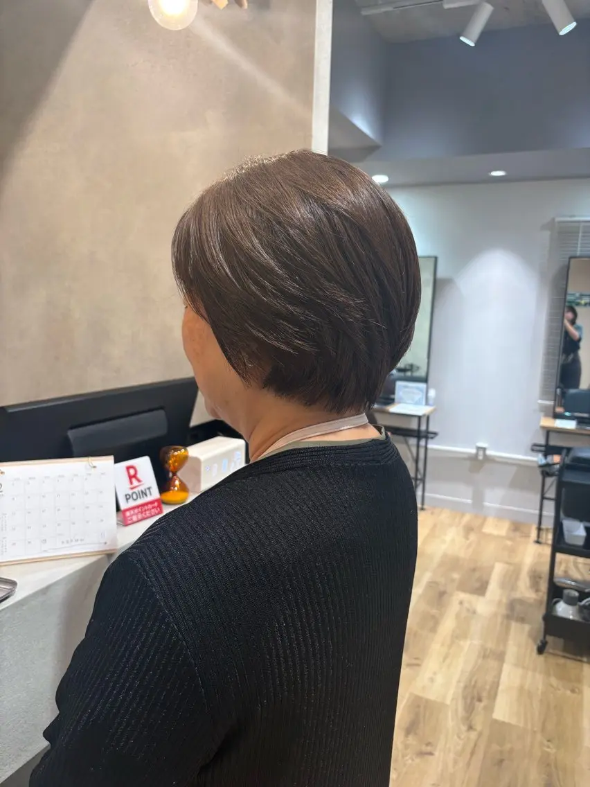 ショート くびれヘア ショートヘア こうやま みるのヘアスタイル