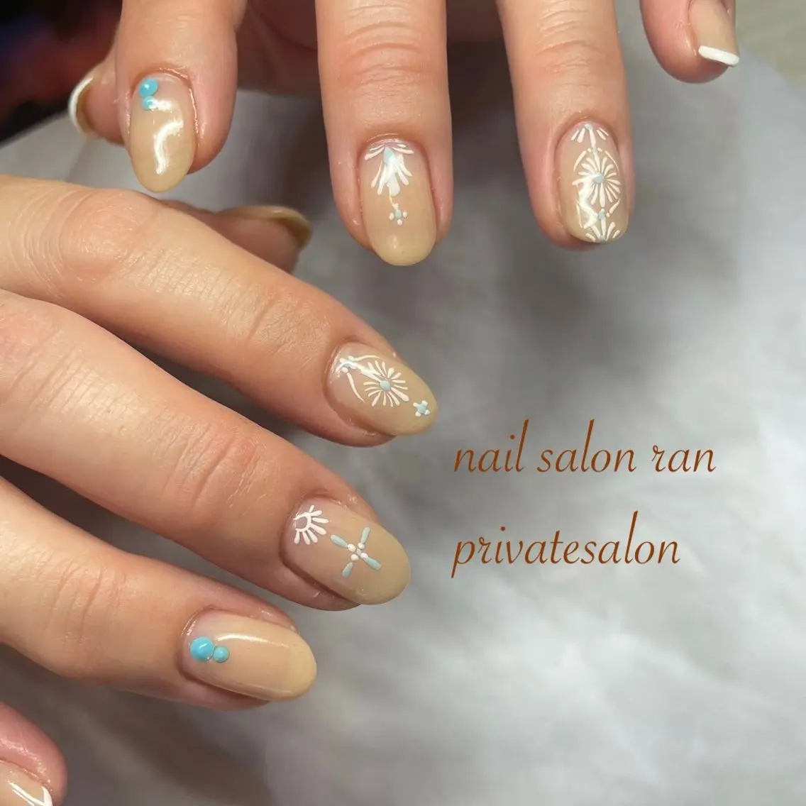 ネイル ハンドネイル ハンドケア nailsalon ranのネイルデザイン