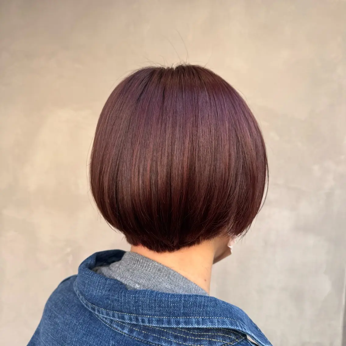 ショート ピンクブラウン 【似合わせカラー・ 髪質改善】松崎萌香のヘアスタイル