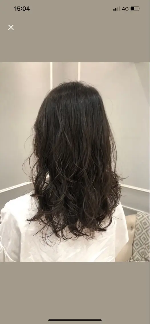 ロング パーマ 🍎ハイトーンカラー /MANA🍎のヘアスタイル