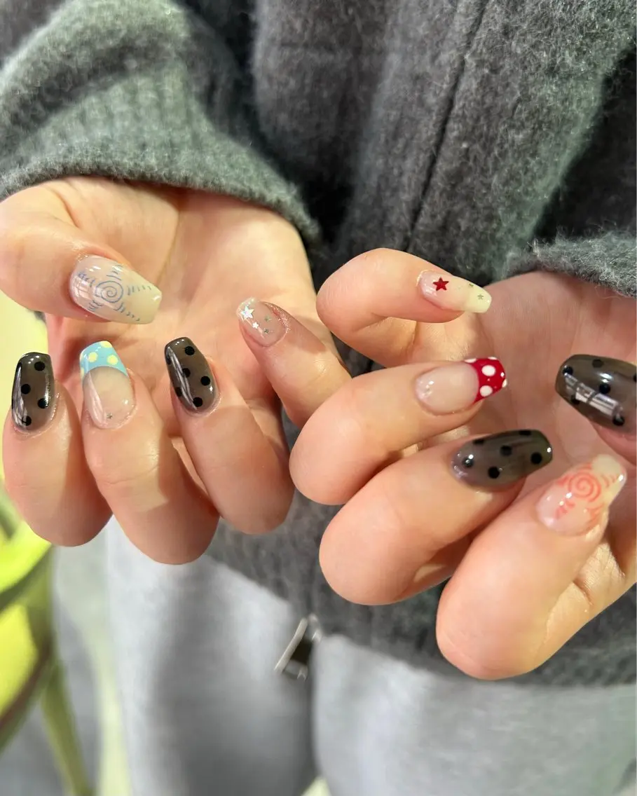 ネイル ハンドネイル フットネイル ASA nail / アート☀︎ニュアンスのネイルデザイン