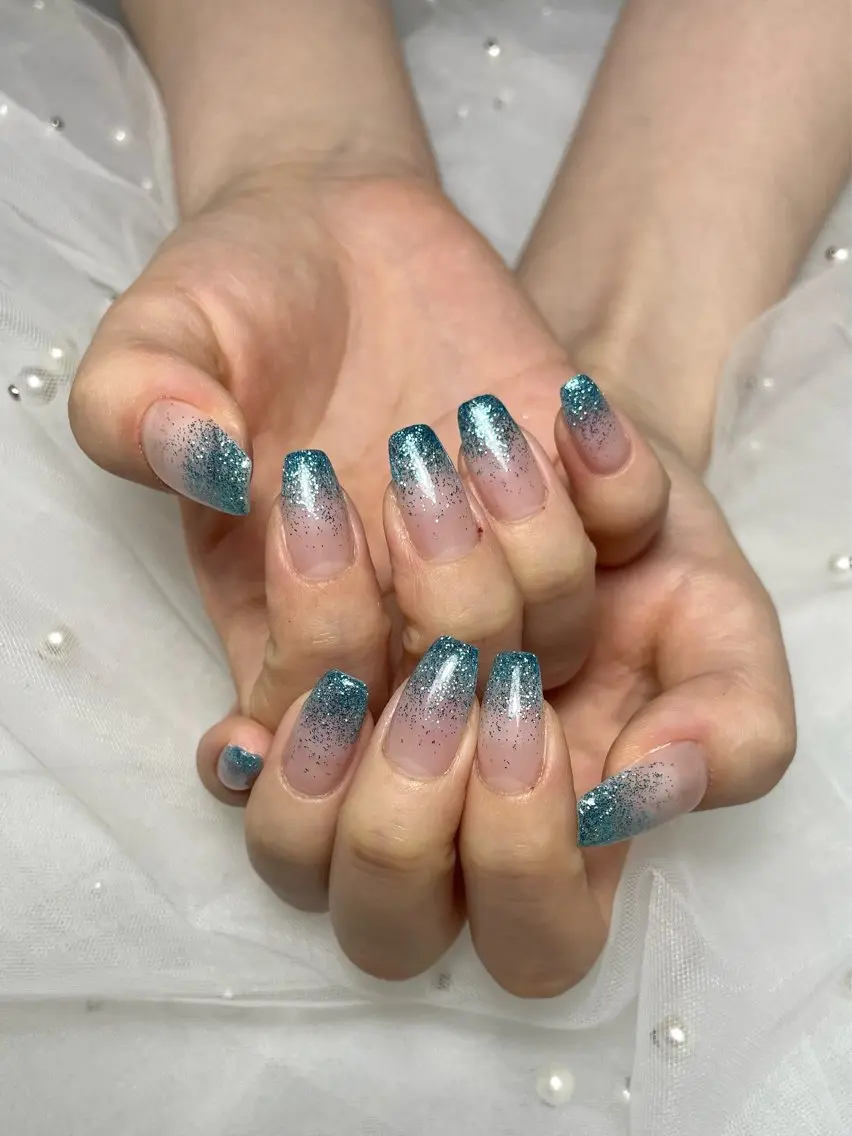 【オフ無料】ラメグラデーション✨の写真