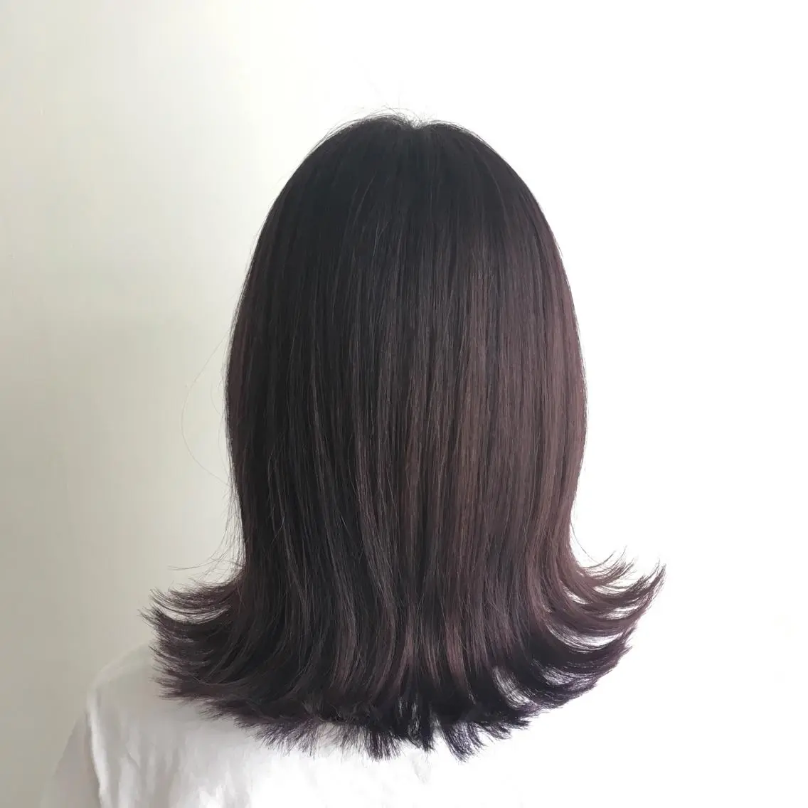 ミディアム カラー グレージュ バイオレットカラー バイオレットグレージュ ヘアカラー トリートメント ヘアセット yoshi ☆のヘアスタイル