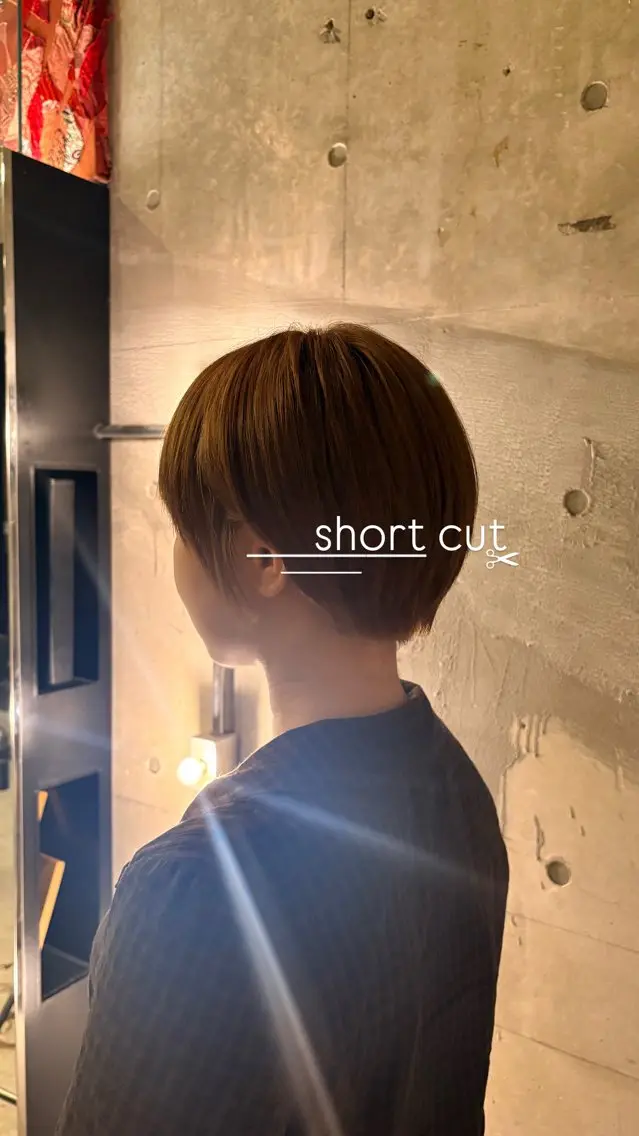 ショート 似合わせカット kiri/ボブ・レイ ヤーカット🪐のヘアスタイル