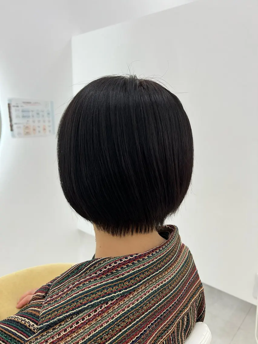ショート カラー カット ヘアカラー トリートメント ✄﻿aini天王寺 ✄﻿ゆ乃のヘアスタイル