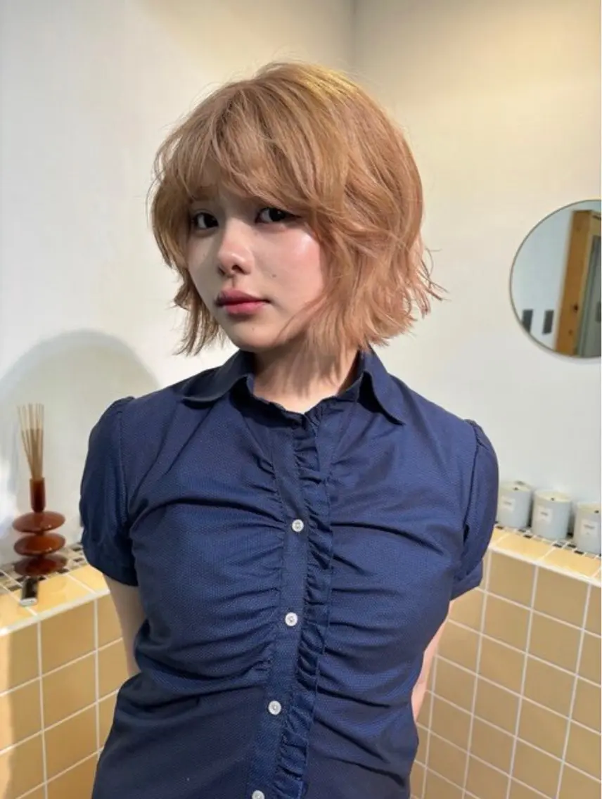 カラー sora☆当日予約 ◎透明感カラー🫧のヘアスタイル