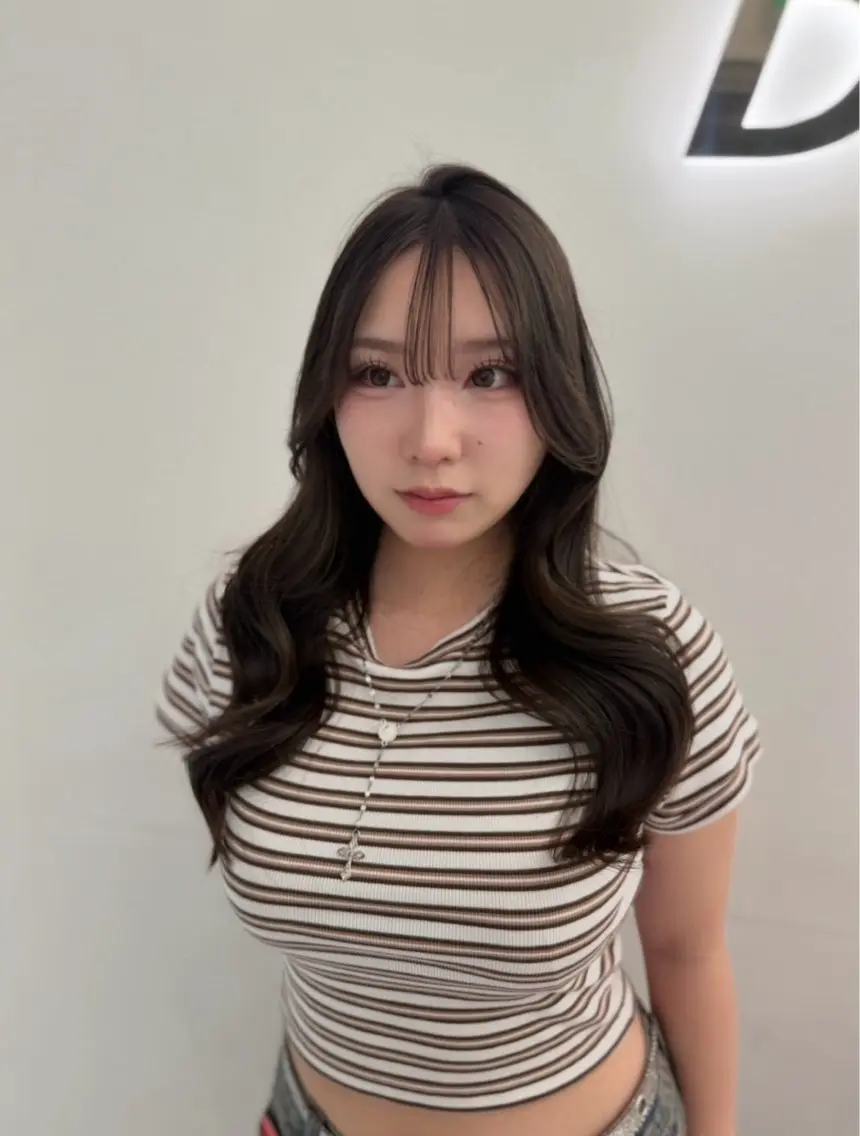 カラー カット ヘアカラー トリートメント 透明感カラー🎀艶髪 Anju/渋谷🎀のヘアスタイル