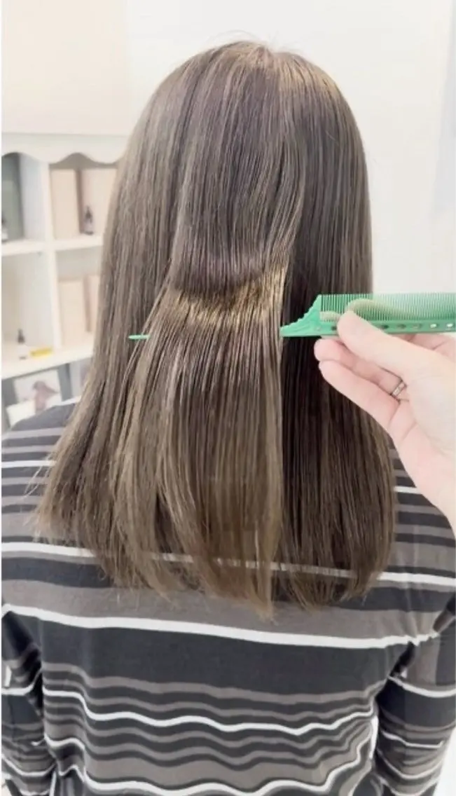 カラー 髪質改善 カット ヘアカラー トリートメント PEIGE OKINAWAのヘアスタイル