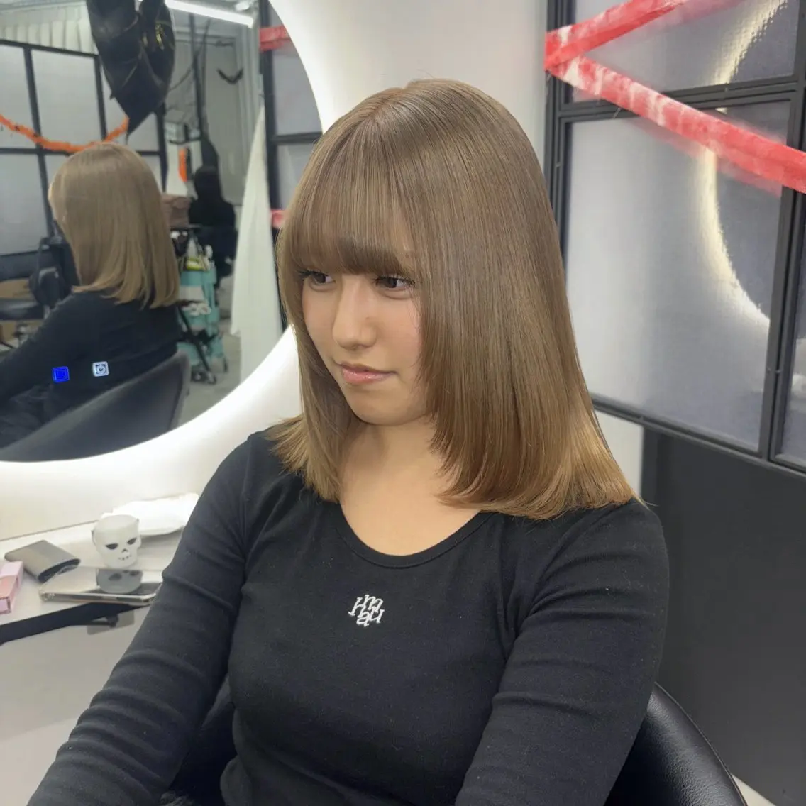 セミロング カラー ヘアカラー Ren. 🦋デザインカラーのヘアスタイル