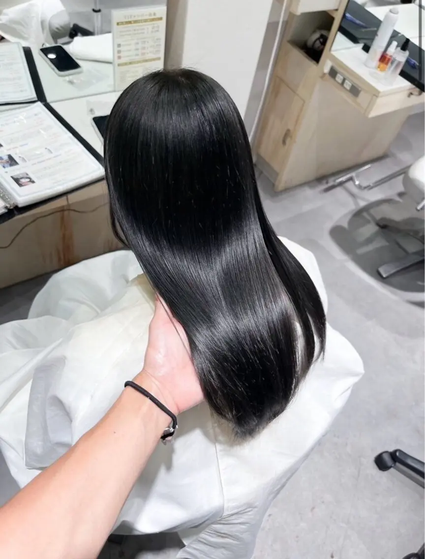 セミロング 髪質改善 カット 縮毛矯正 VOICE hair /吉川 輝のヘアスタイル