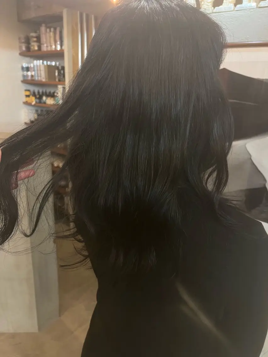 セミロング hale misakiのヘアスタイル