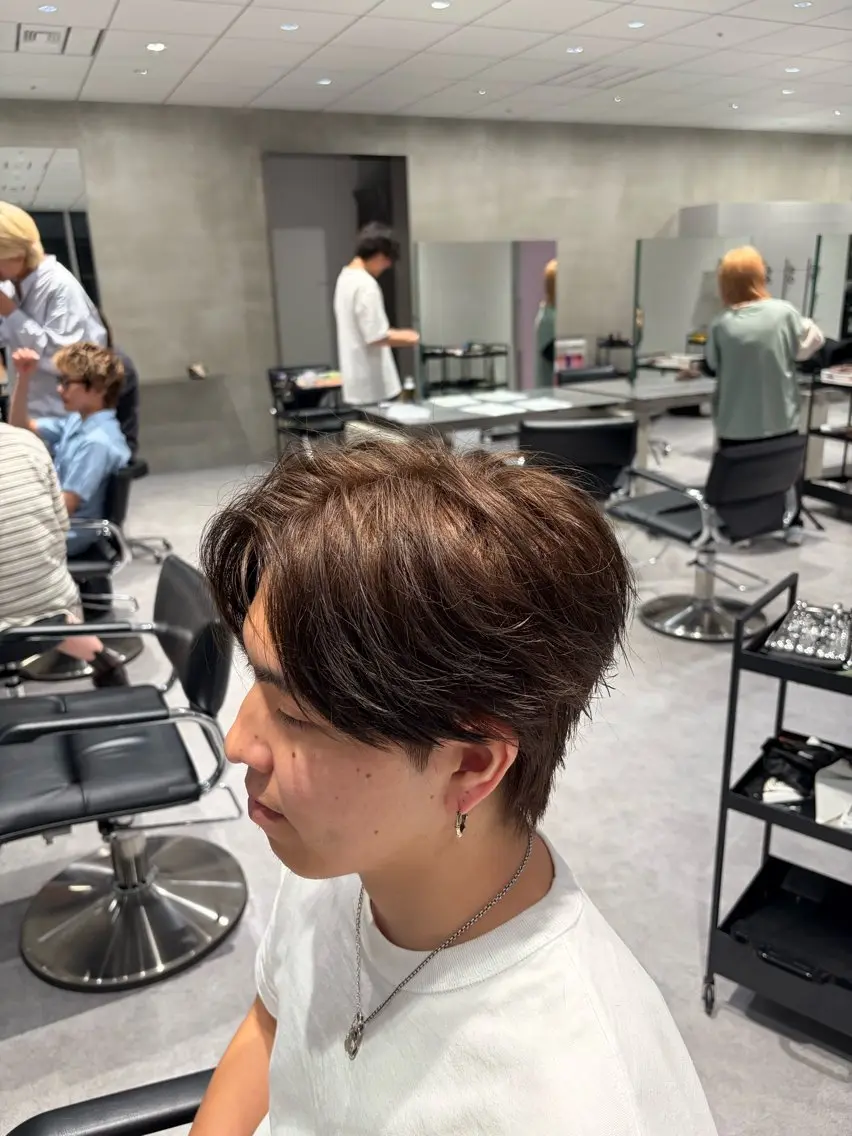ショート メンズ 濵本 海斗のヘアスタイル