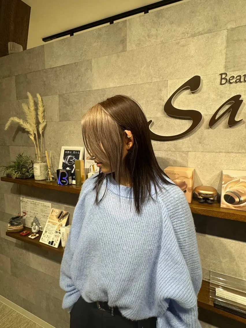 カラー 林 翔空のヘアスタイル