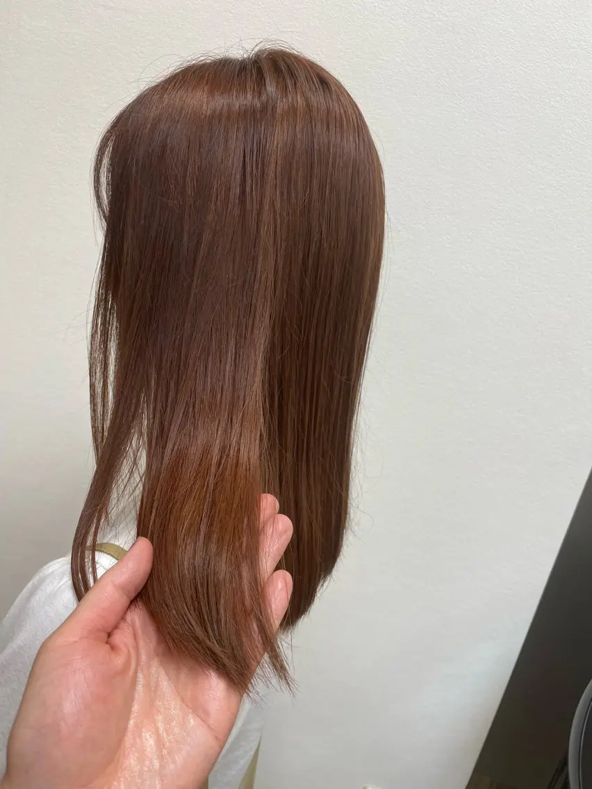 カラー ブリーチ ブラウンカラー オレンジ オレンジブラウン カット ヘアカラー ニュースタイル SOHOのヘアスタイル