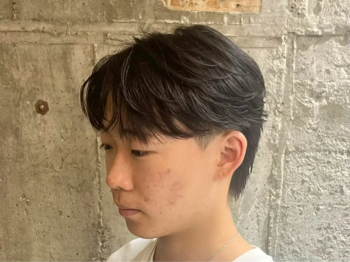 ショート パーマ メンズ 福田 世奈のヘアスタイル