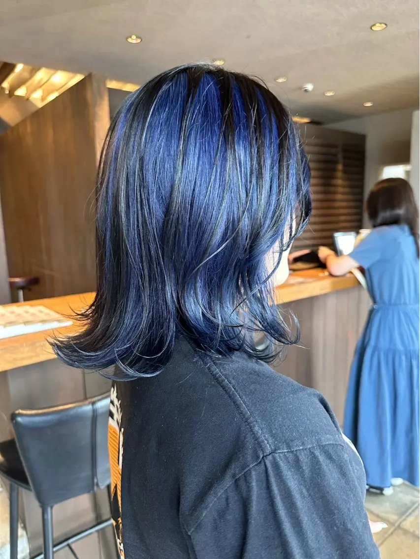 ミディアム カラー Tenka/ ブリーチハイトーン✨のヘアスタイル