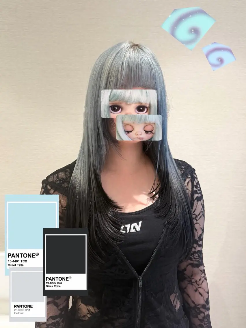 ロング カラー ヘアカラー トリートメント さら艶レイヤーカット 🩶Suzuneのヘアスタイル
