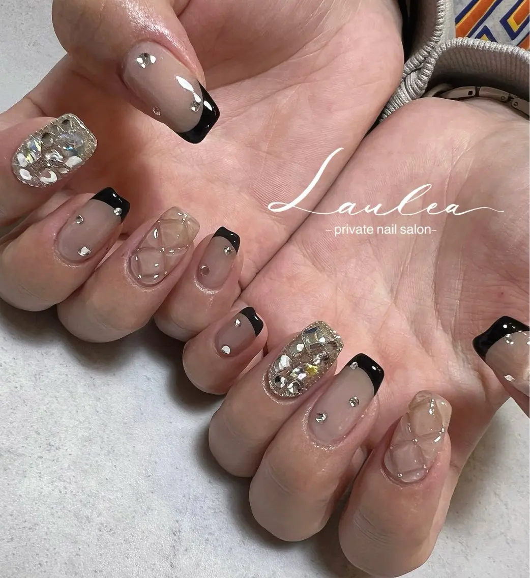 ネイル フットネイル ジェルネイル 韓国ネイル ハンドネイル nail salon Lauleaのネイルデザイン